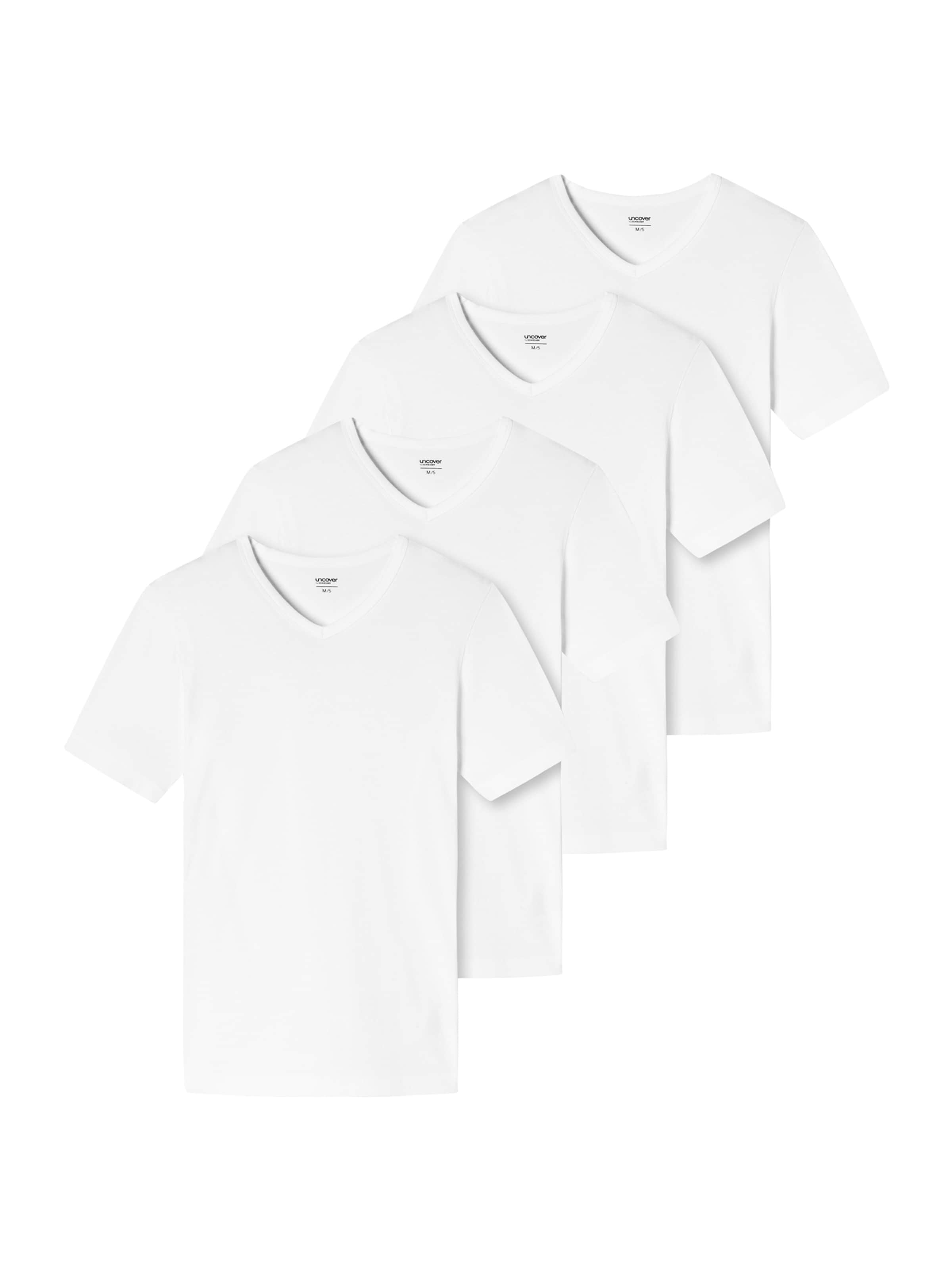 T-Shirt uncover by SCHIESSER en blanc : devant