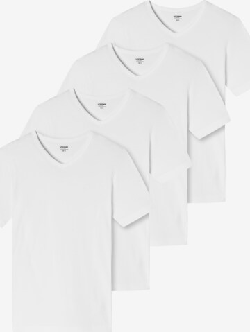 T-Shirt uncover by SCHIESSER en blanc : devant