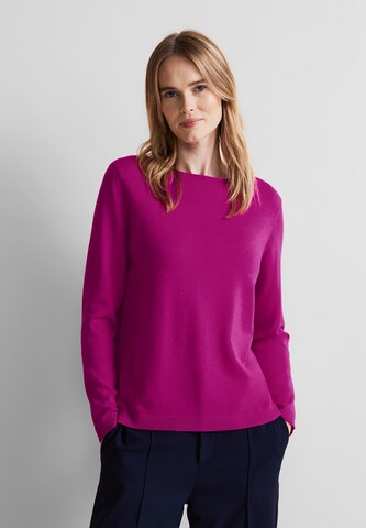 STREET ONE Sweater in Pink: front