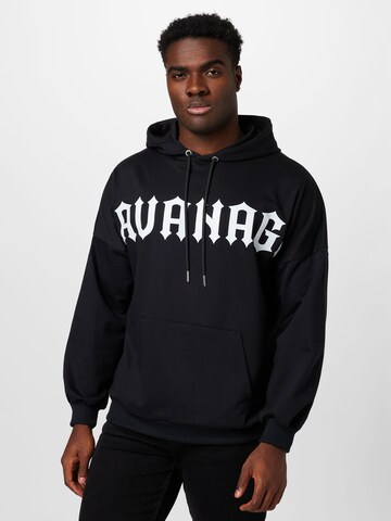 Gianni KavanaghSweater majica - crna boja: prednji dio