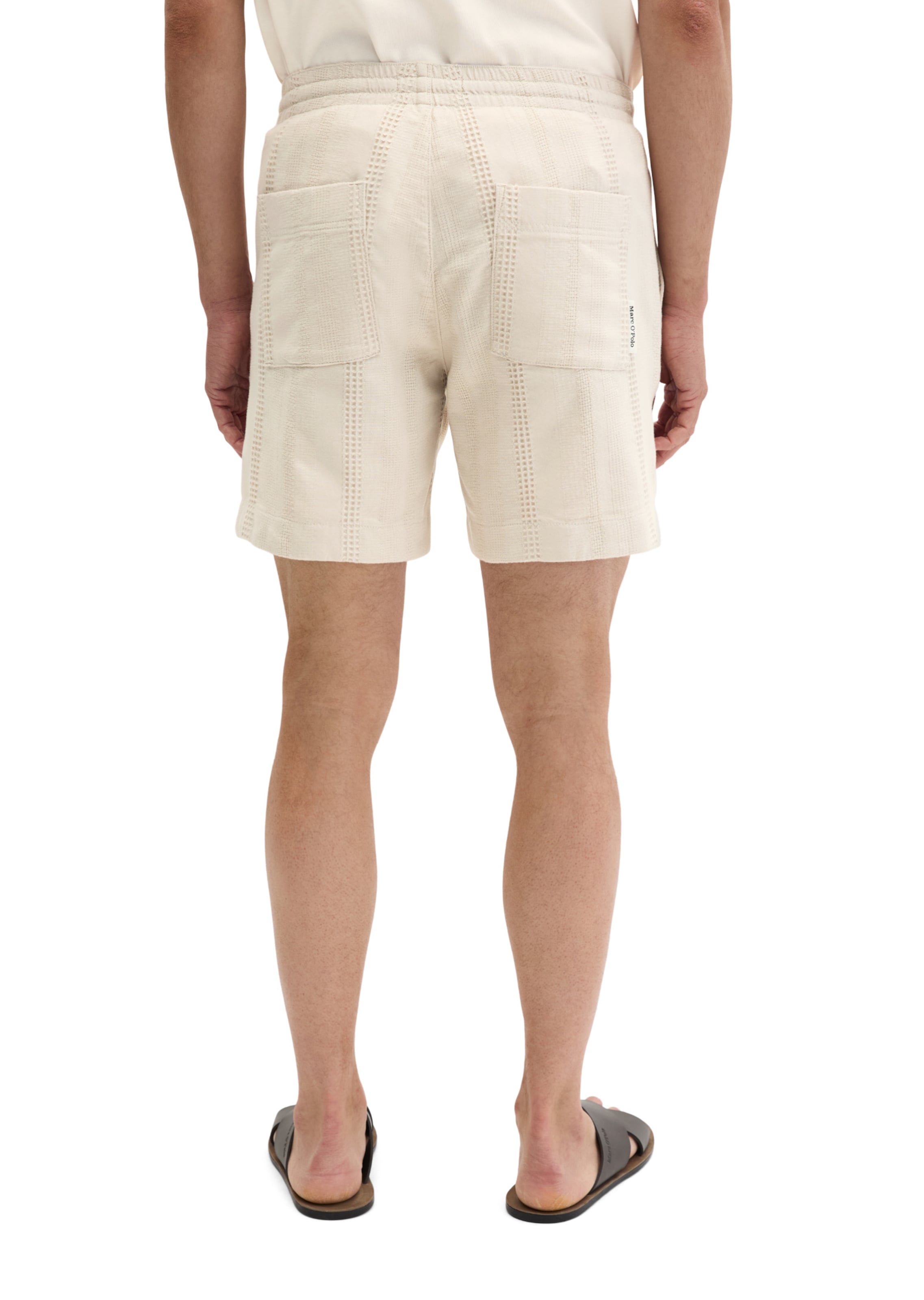 Marc O'Polo Regular Trousers 'Arik' in Beige