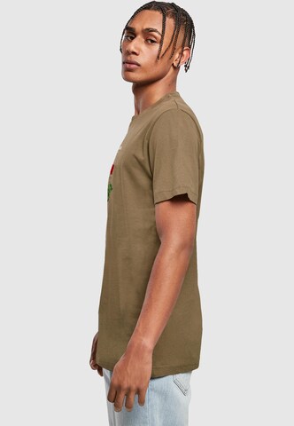 Mister Tee Shirt ' Lost Youth Rose' in Beige