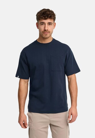 INDICODE JEANS Shirt ' Wiwa ' in Blue: front