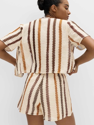 Loosefit Pantaloni di Marks & Spencer in beige