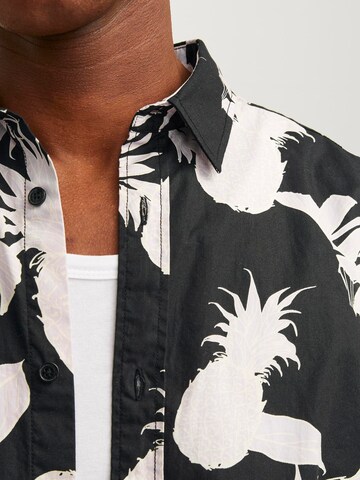 Regular fit Camicia 'JORJoshua Aruba' di JACK & JONES in nero