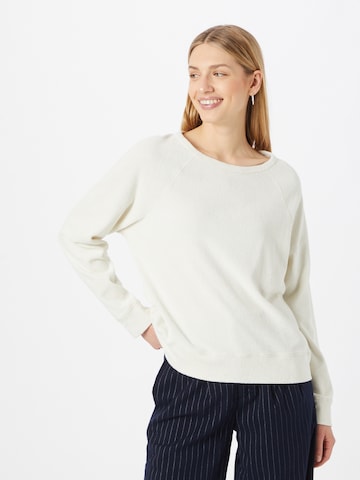 JuviaSweater majica 'Terry' - bijela boja: prednji dio