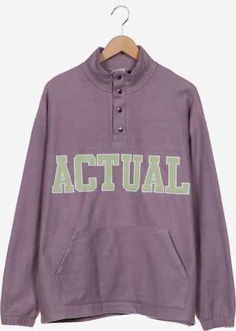 Asos Sweatshirt & Zip-Up Hoodie in L in Purple: front
