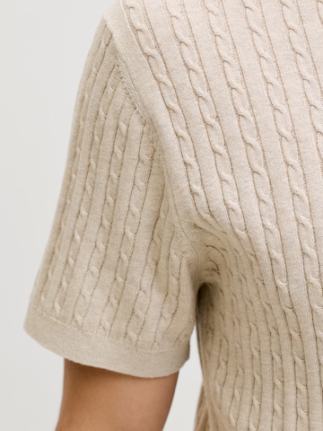 JACK & JONES Pulover 'JJEEmil' | bež barva