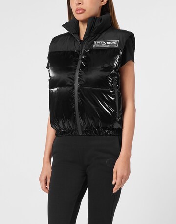 Gilet di Plein Sport in nero: frontale