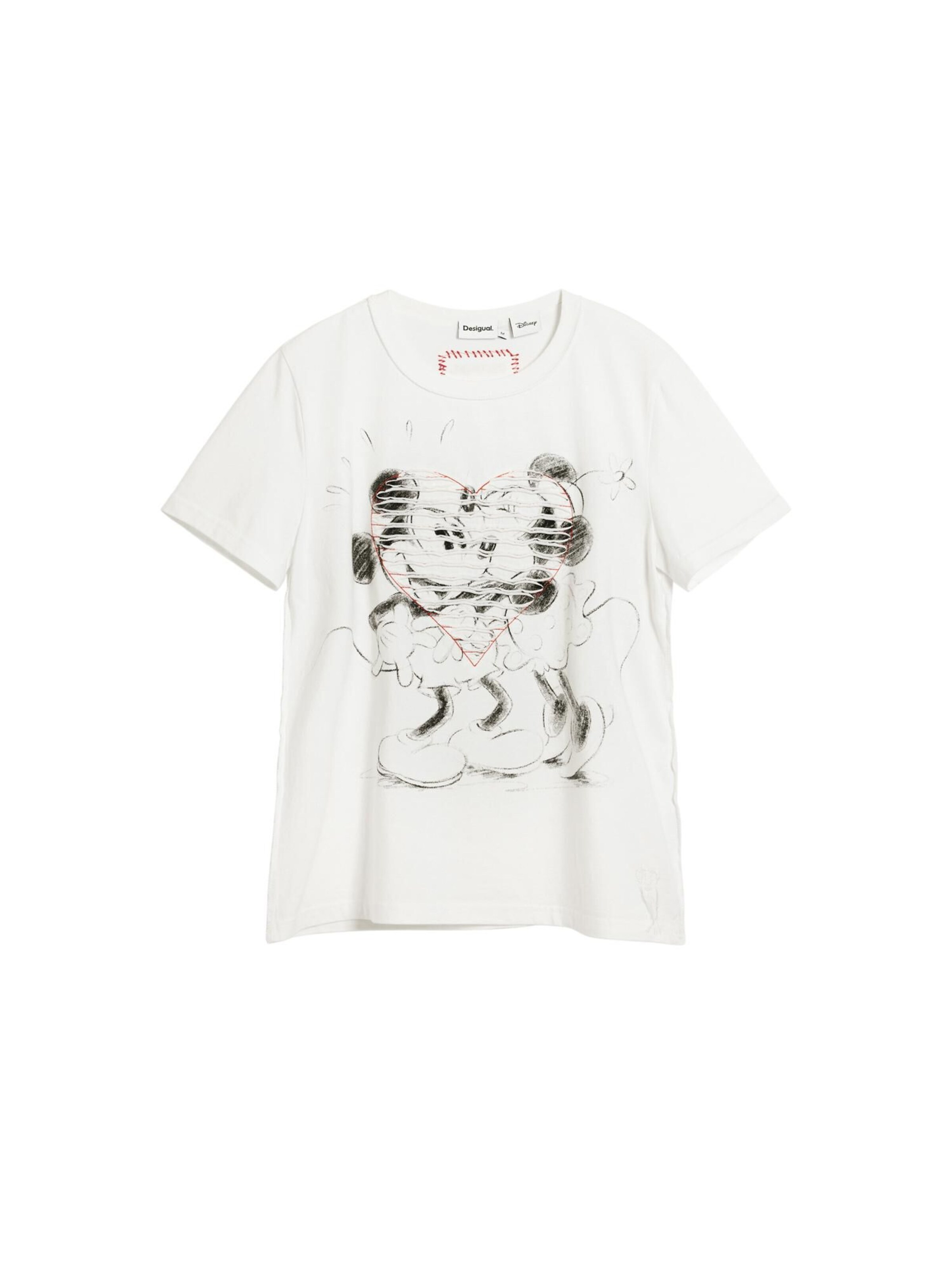 Desigual Тениска в бяло: отпред