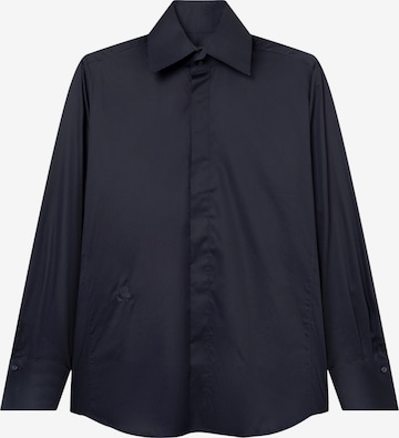 Fit confort Chemise Karl Lagerfeld en bleu : devant