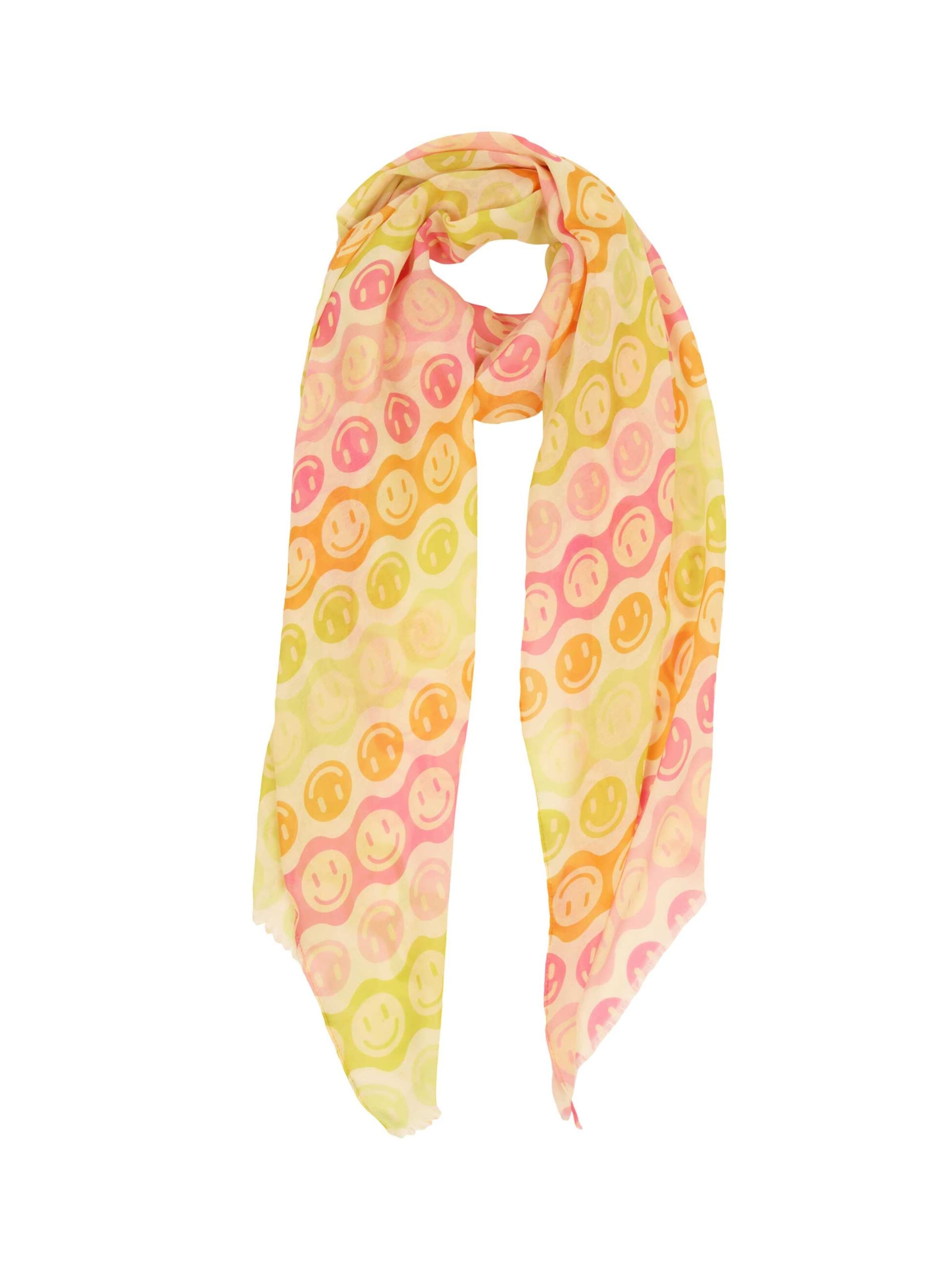 SAMAYA Schal 'Mawai' in Gelb: Vorderseite