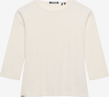 T-shirt 'Athletic Essentials' Superdry & Co en blanc : devant