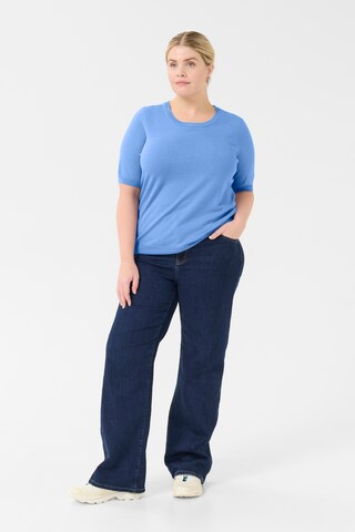 KAFFE CURVE Sweter 'KC Lizzy' w kolorze niebieski