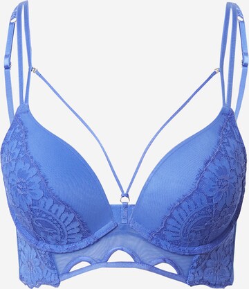 Hunkemöller Push-up BH 'Lidia' in Blauw: voorkant