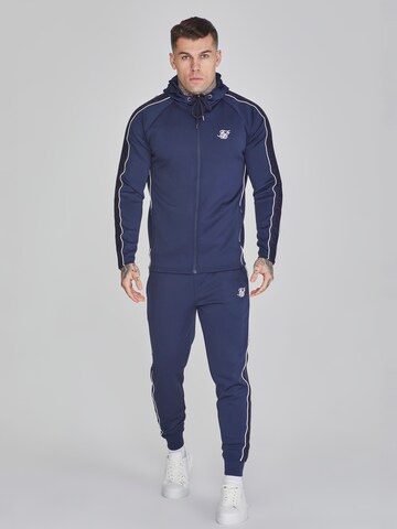 Tuta da jogging di SikSilk in blu: frontale
