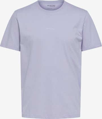 SELECTED HOMME T-Shirt 'Atlas' in Lila: predná strana