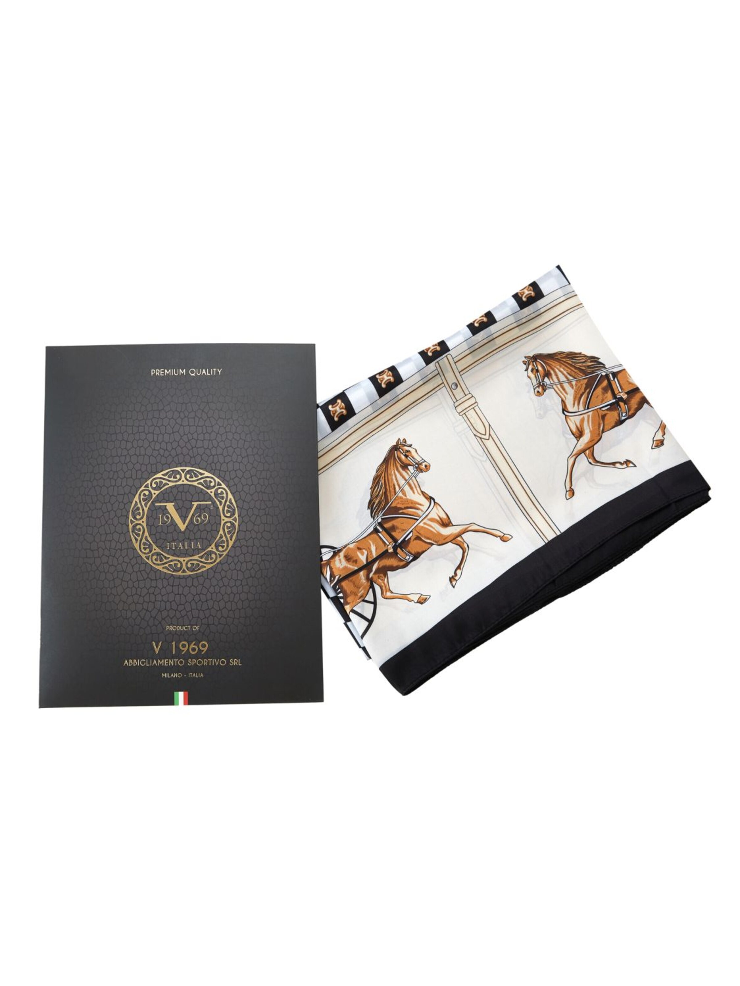 19V69 ITALIA - Chal 'Carrozza Regale' en blanco