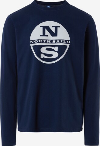 North Sails Functioneel shirt in Blauw: voorkant