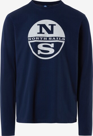 North Sails Performance Shirt in Blue: front