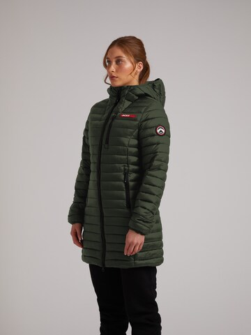 JACK1T Jacke ' SATEL1TE Longline Daunenjacke 2.0 ' in Grün