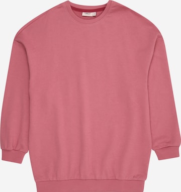 ONLY GIRLS Collegepaita 'KOGGEORGIA' värissä vaaleanpunainen: etupuoli