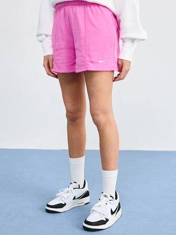 Nike Sportswear - regular Pantalón en rosa: frente