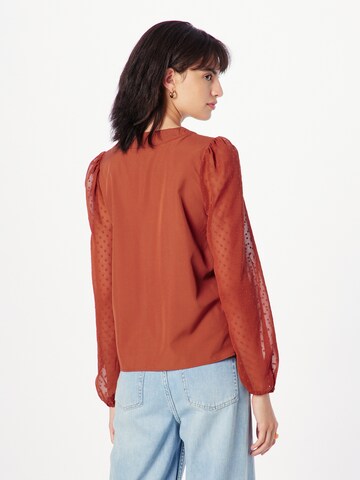 VILA - Blusa 'NICO' en marrón