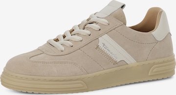 Tamaris Низкие кроссовки в Коричневый: спереди