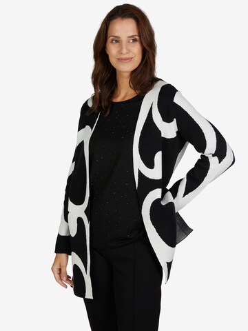 SEEYOU BY BIGGI M. Knit Cardigan in Black: front