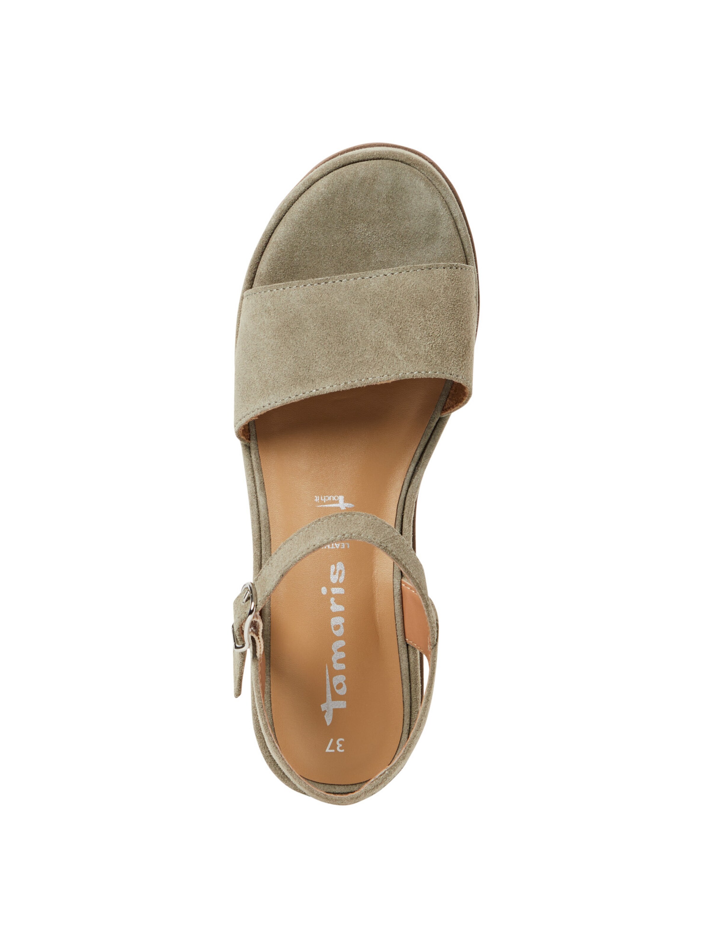 Tamaris Sandale in Grün