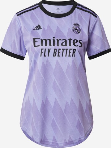 ADIDAS PERFORMANCE - Camiseta de fútbol 'Real Madrid' en lila: frente