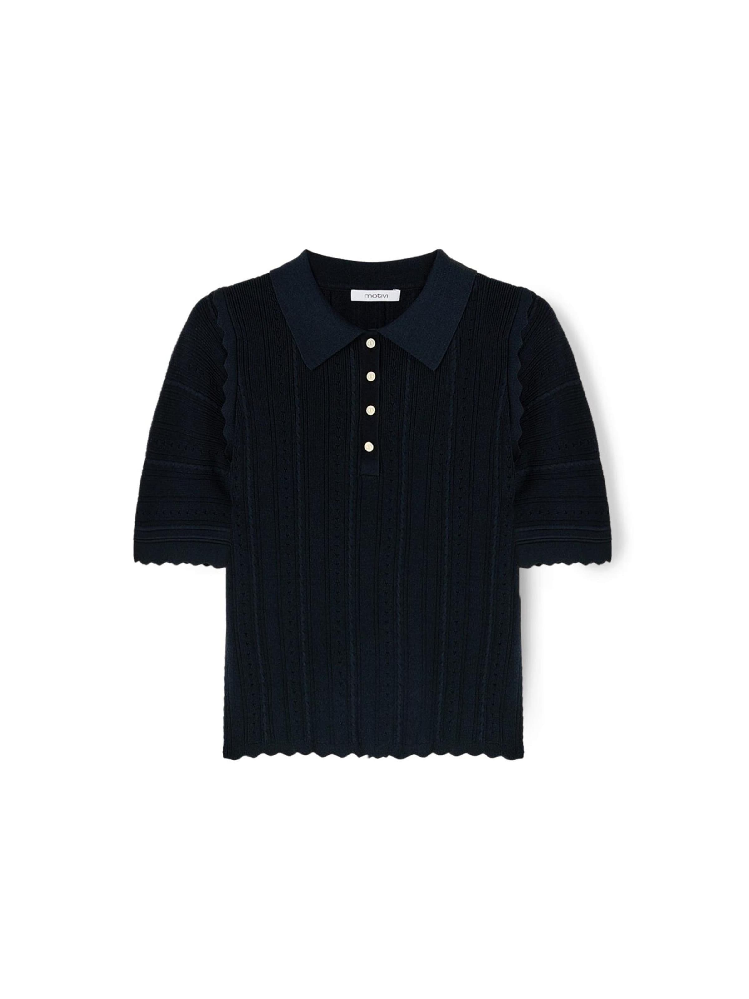 MOTIVI Sweater in Blue: front