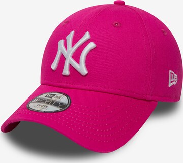 NEW ERA Hatt '9FORTY LEAGUE NEYYAN' i rosa: framsida