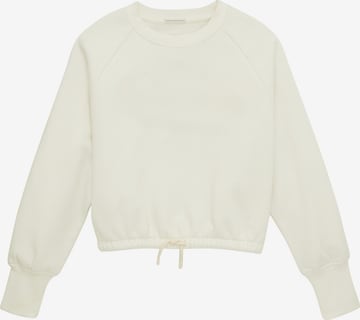 TOM TAILOR Sweatshirt in Wit: voorkant