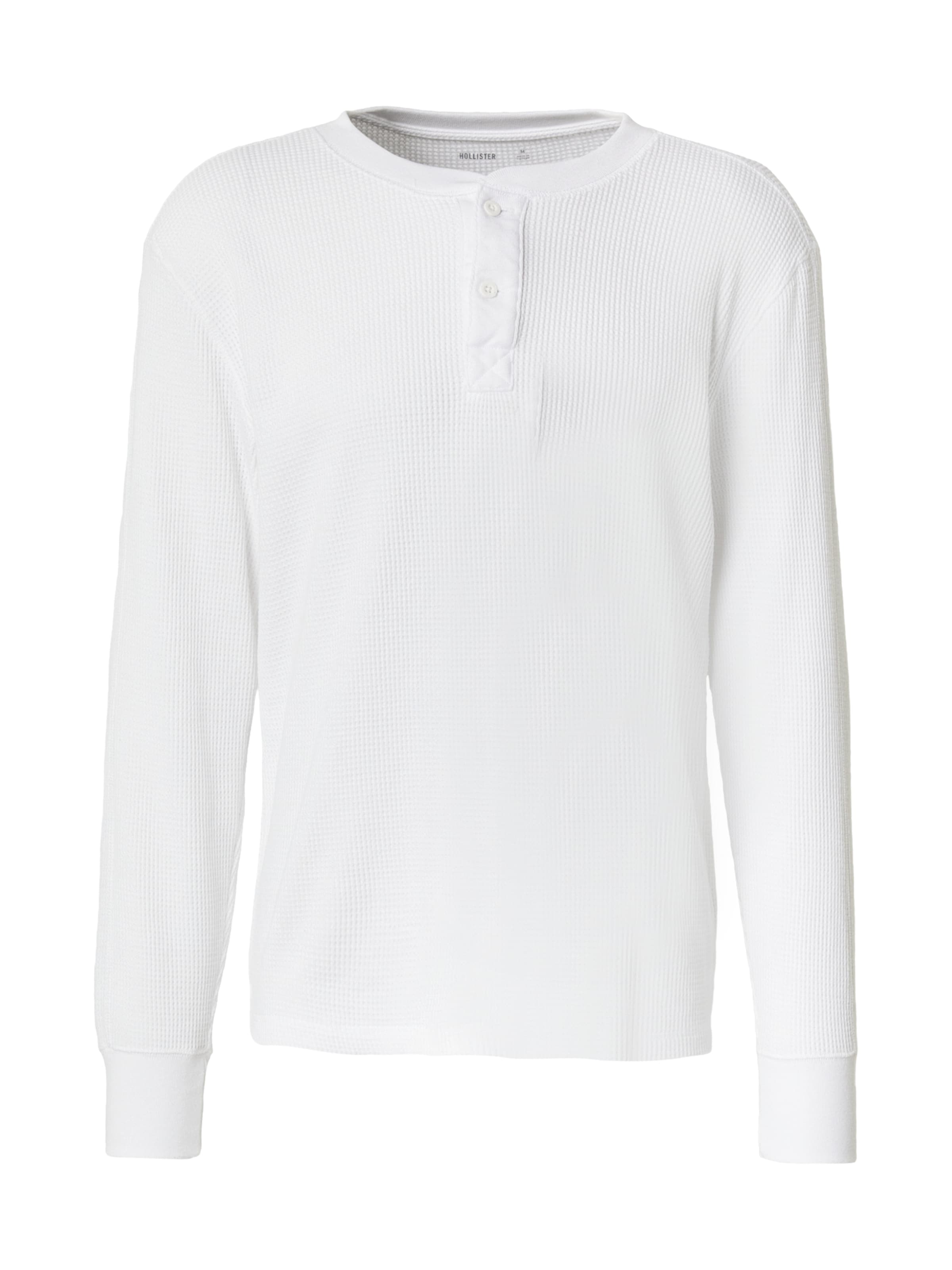 Tricou de la HOLLISTER pe alb: față