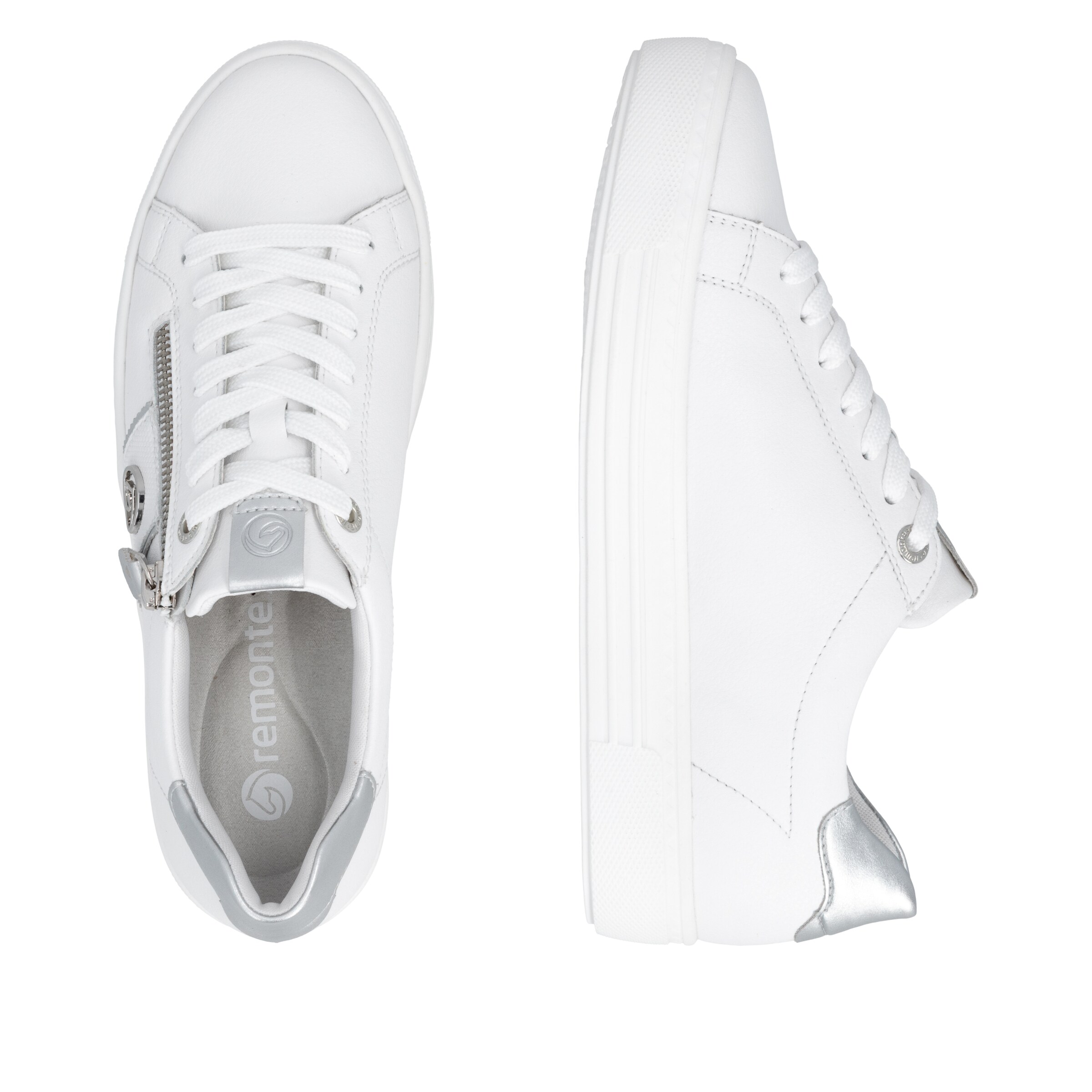 Baskets basses REMONTE en blanc