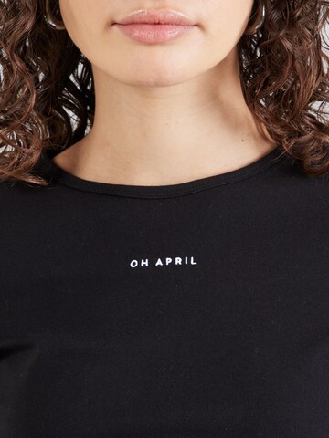 T-shirt 'Ica' OH APRIL en noir