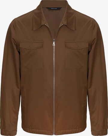 Basics and More Between-Season Jacket 'Quinn' in Brown: front
