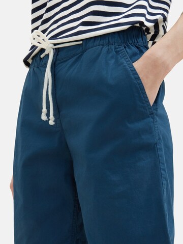 TOM TAILOR Regular Shorts in Blau