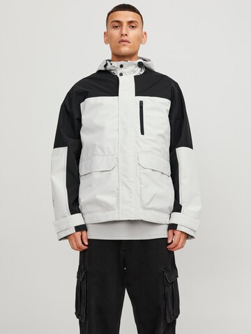 JACK & JONES Funktionsjakke 'Hike' i hvid: forside