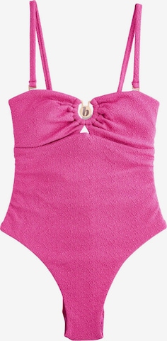 rožinė Next Bandeau Uždaras maudymosi kostiumėlis 'B By Ted Baker': priekis
