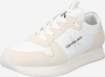 Baskets basses 'SCOOTER' Calvin Klein Jeans en blanc : devant