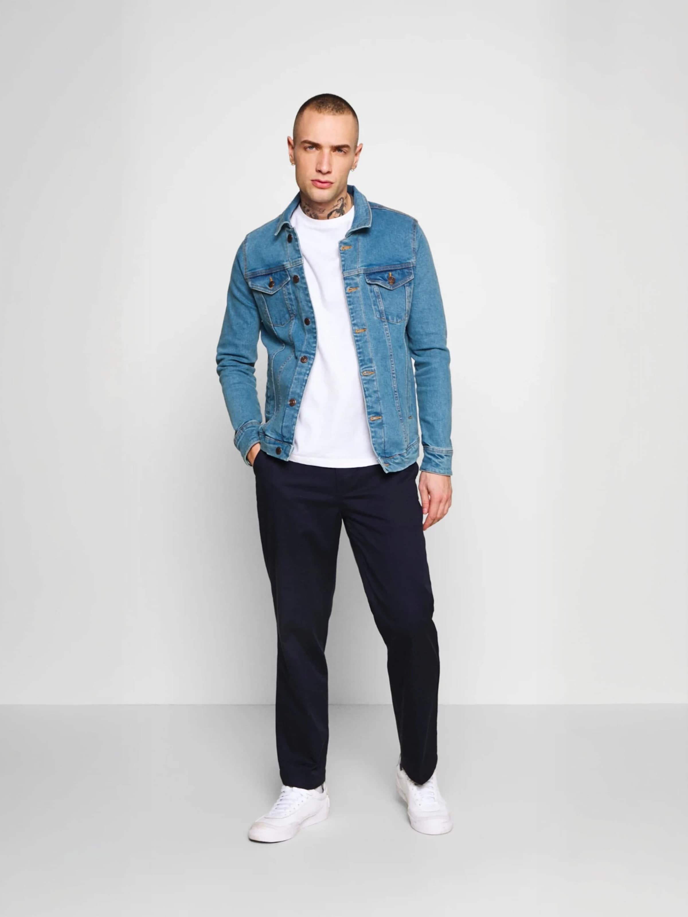 Denim Project Regular fit Átmeneti dzseki ' DPMKash ' - kék: elől