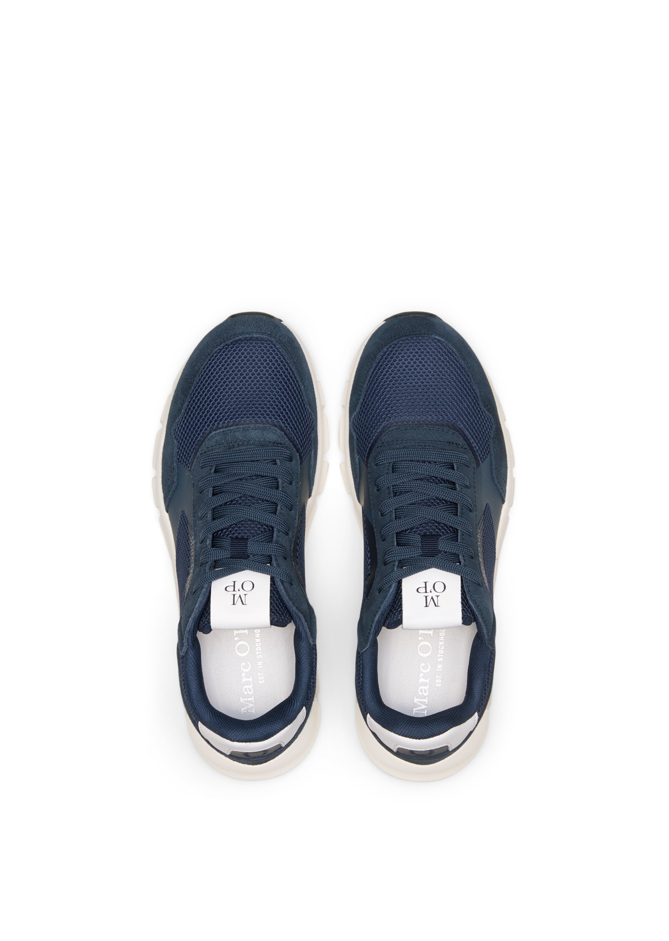 Baskets basses Marc O'Polo en bleu