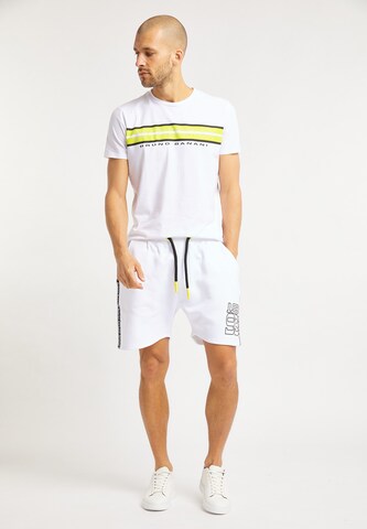 T-Shirt 'Bowers' BRUNO BANANI en blanc