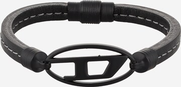 DIESEL Armband 'ADAM' i svart: framsida