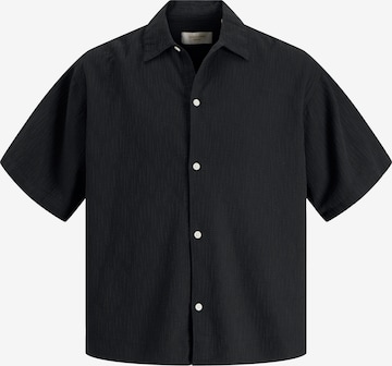 JACK & JONES - Camisa 'JORMONTAUK' em preto: frente