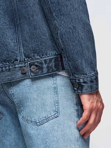 Ombre Tussenjas in Blauw