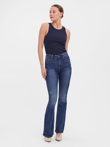 VERO MODA Flared Jeans 'SIGA' in Blauw